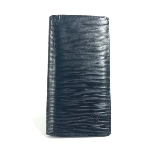 LOUIS VUITTON M60622 Epi Portefeuille Brazza Long Wallet Epi Leather Noir Black - Picture 1 of 16